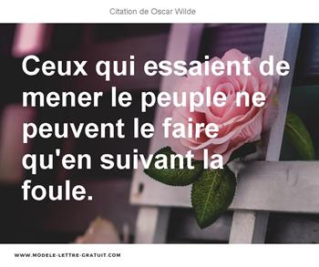 Citations Oscar Wilde