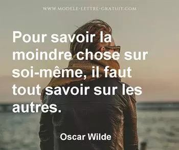 Citation de Oscar Wilde