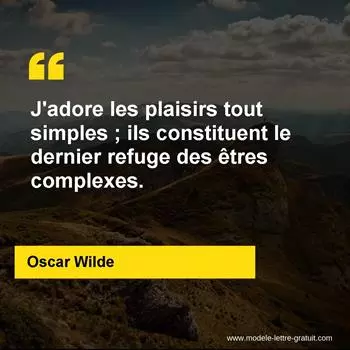 Citation Oscar Wilde