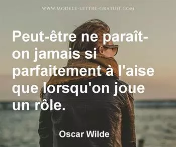 Citation de Oscar Wilde