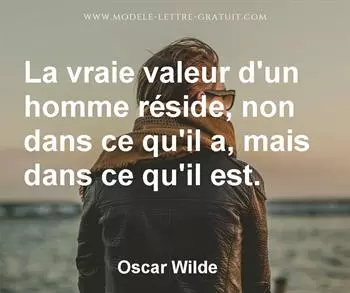 Citation de Oscar Wilde