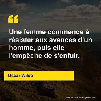 Citation Oscar Wilde
