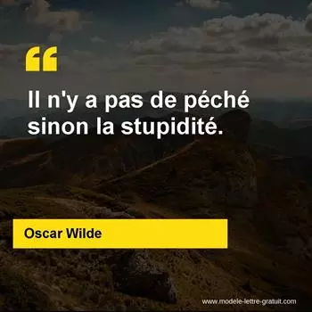 Citation Oscar Wilde