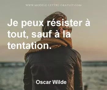 Citation de Oscar Wilde