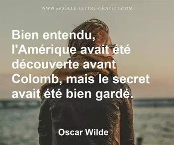 Citation de Oscar Wilde