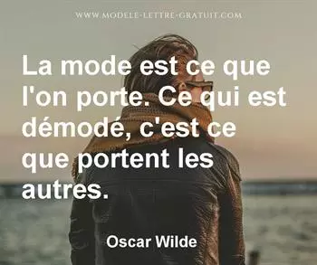 Citation de Oscar Wilde