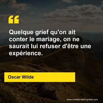 Citation Oscar Wilde