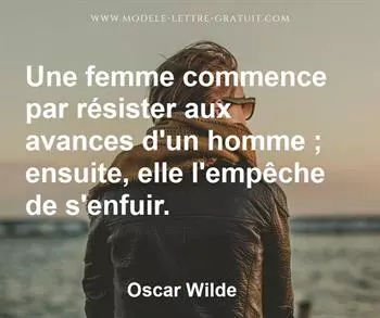 Citation de Oscar Wilde