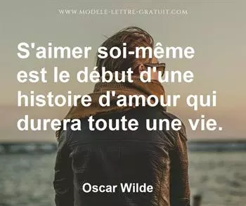 Citation de Oscar Wilde