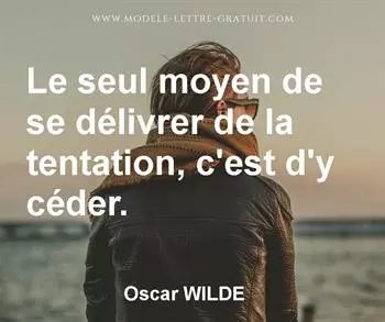 Citation de Oscar WILDE