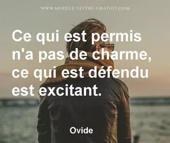 Citation de Ovide