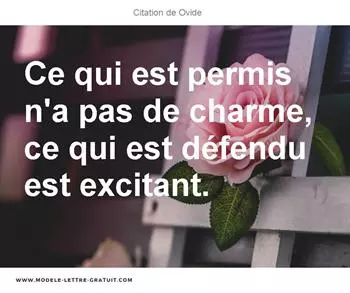 Citations Ovide