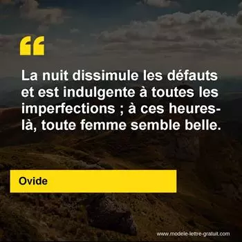 Citation Ovide