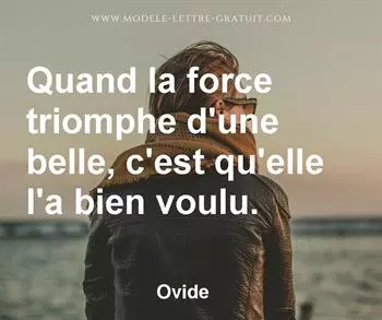 Citation de Ovide