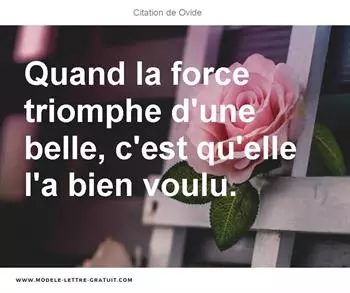 Citations Ovide