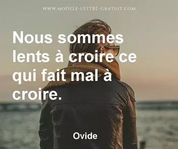 Citation de Ovide
