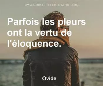 Citation de Ovide