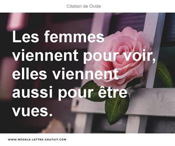 Citations Ovide