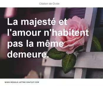 Citations Ovide
