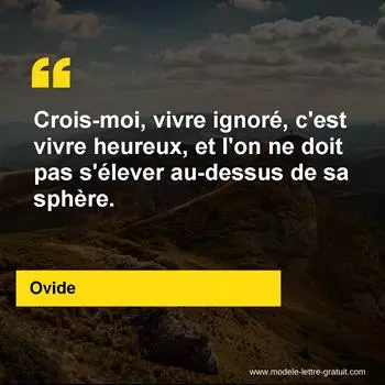 Citation Ovide