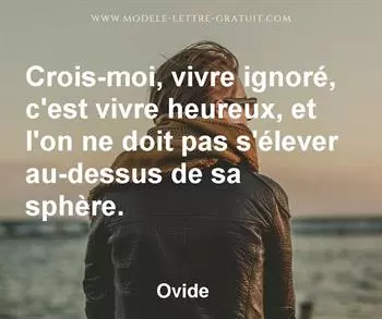 Citation de Ovide