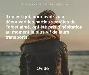 Citation de Ovide