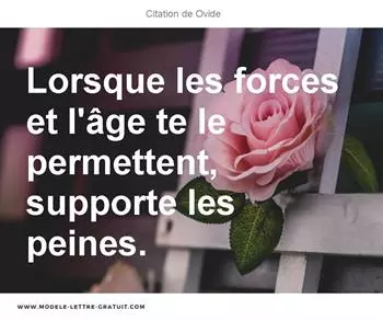 Citations Ovide