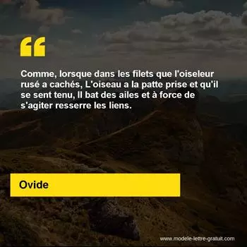 Citation Ovide