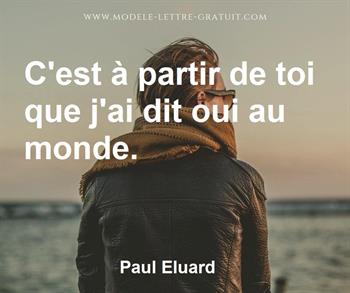 Citation de Paul Eluard