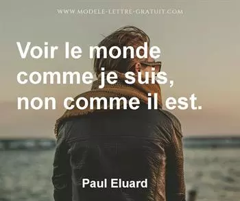 Citation de Paul Eluard