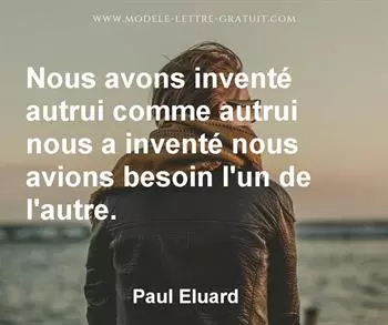 Citation de Paul Eluard