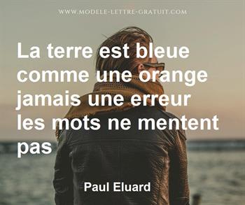 Citation de Paul Eluard