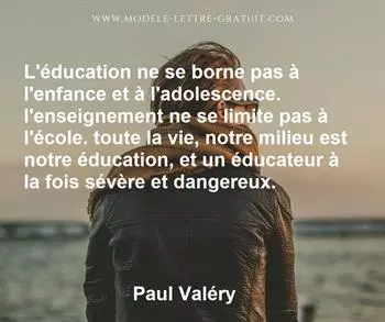 Citation de Paul Valéry