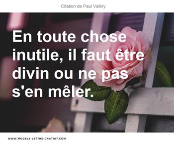 Citations Paul Valéry