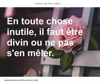 Citations Paul Valéry