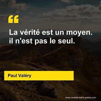 Citation de Paul Valéry