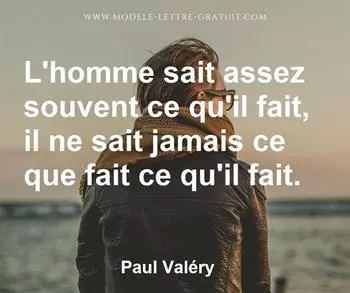 Citation de Paul Valéry