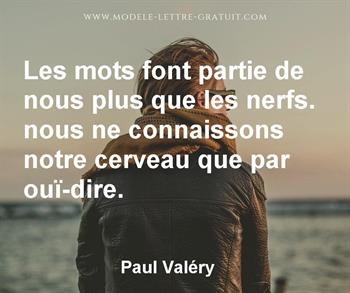 Citation de Paul Valéry