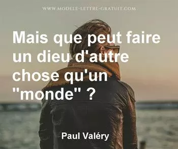 Citation de Paul Valéry