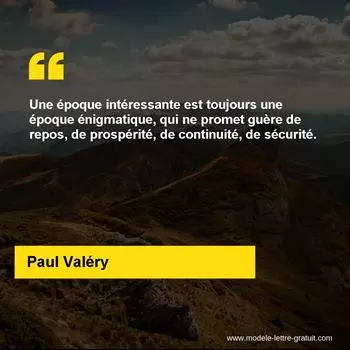 Citation Paul Valéry