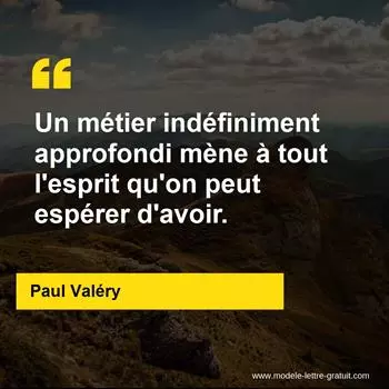 Citation Paul Valéry