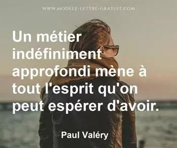 Citation de Paul Valéry