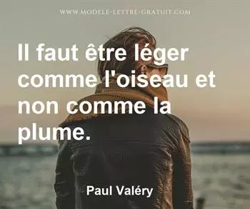 Citation de Paul Valéry