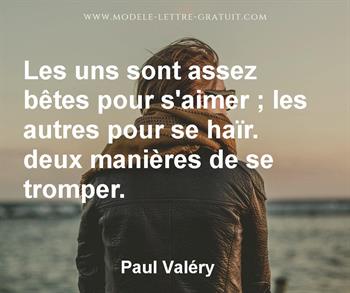 Citation de Paul Valéry