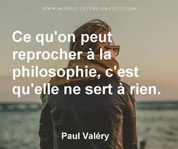 Citation de Paul Valéry