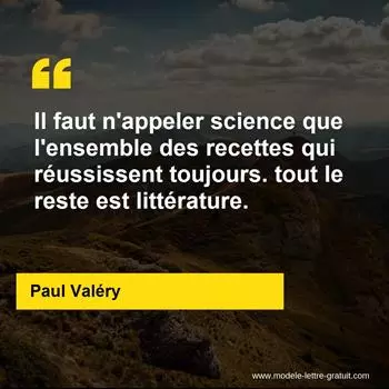 Citation Paul Valéry