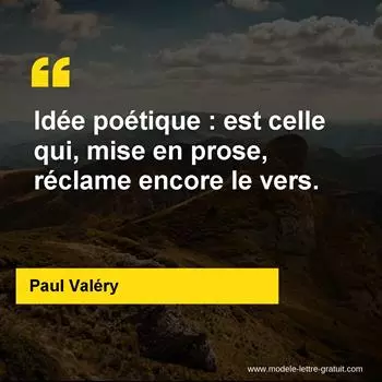 Citation Paul Valéry