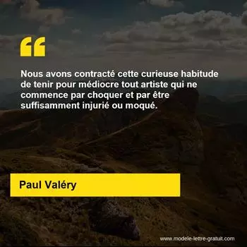 Citation Paul Valéry