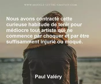 Citation de Paul Valéry