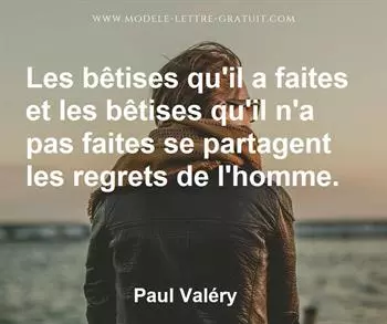 Citation de Paul Valéry
